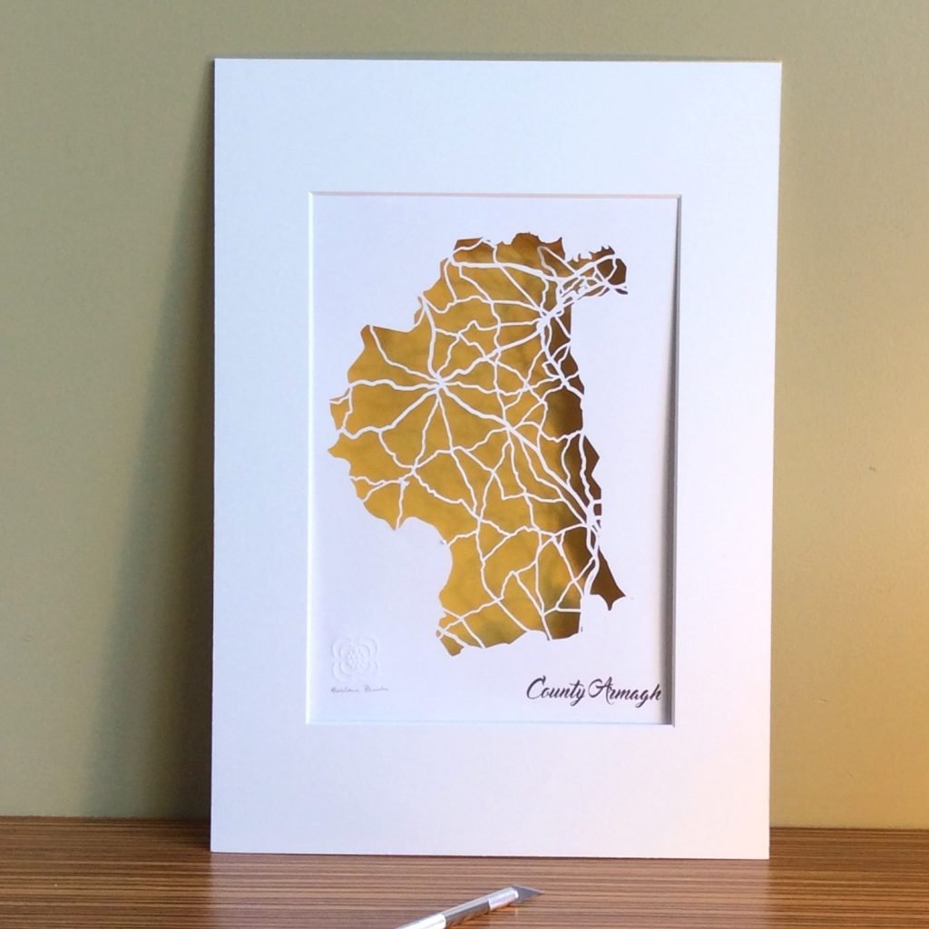 Armagh county map unframed
