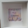 Kiss the Miss Goodbye crafty letter frames