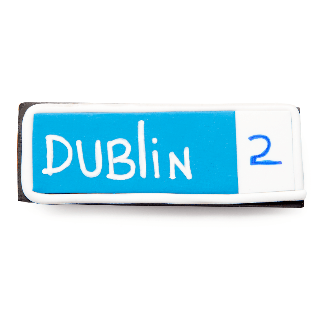dublin 2 clay firdge magnet personalised
