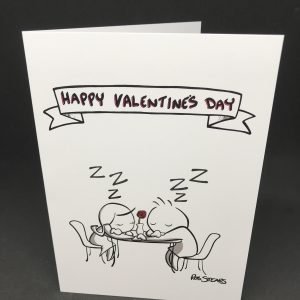My Sleepy Valentine card for parents designed in ireland