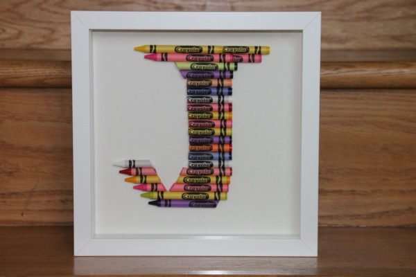 Crayon Art Initial Frames - Crayons kids06 scaled