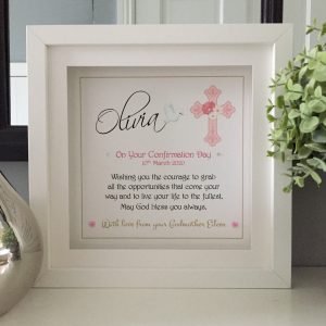 coommunion and confirmation personalised frame