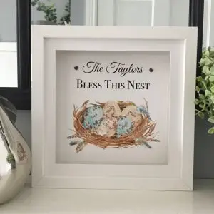 Bless This Nest Family Frame for mum