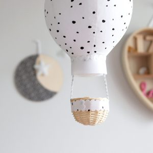 Black and White Dots Balloon Wall Hanging