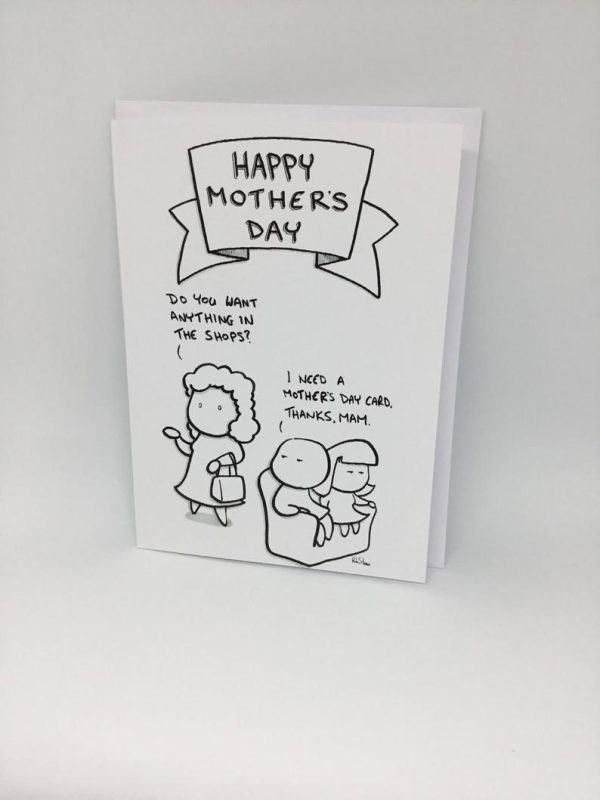 thanks mam mothers day card