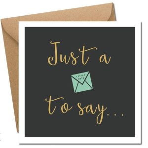 just a little note to say greeting card