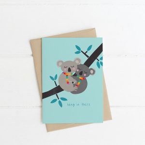 Hang in There greeting card