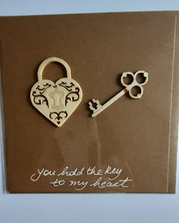 You Hold the key to my heart greeting card