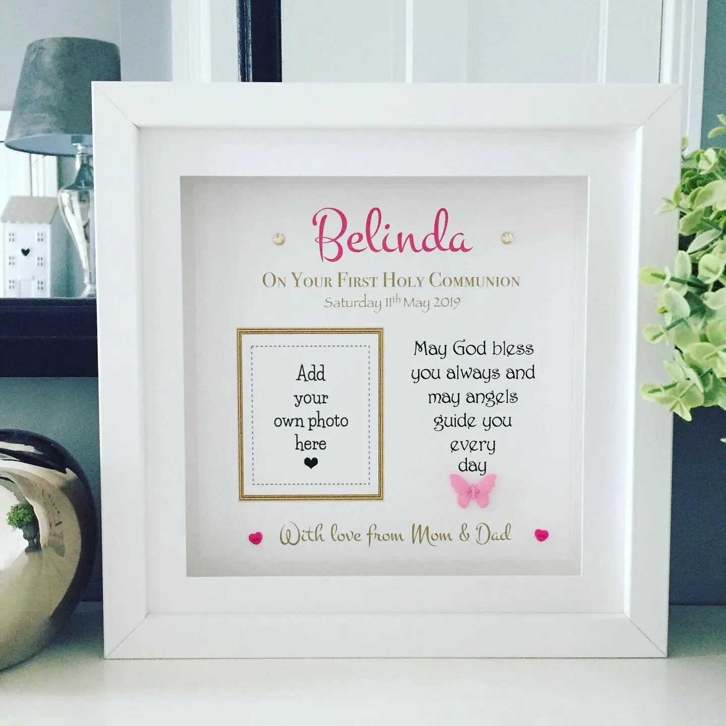 Photo Frames Sisters my first year engagement hen night bridesmaid silver family