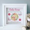 Personalised Baby Clock Print for Girl - 9AF6ED76 32C8 4F1E 89E7 78C5A90479A0
