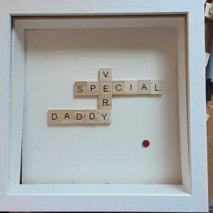 Scrabble Fathers Day Frame