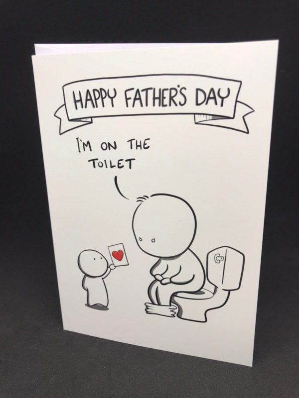 Dad's private time fathers day card