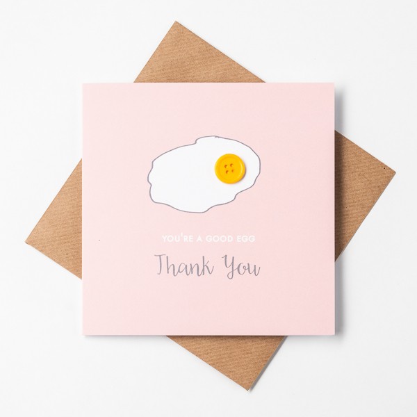 good egg thank you card