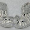 Kids Felted Kitty Slippers