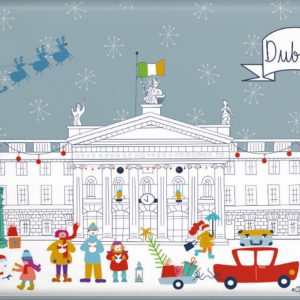 Dublin City Christmas Magnet
