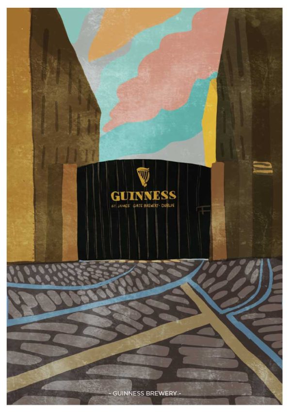 The Guinness Brewery wall print