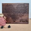 First Dance Engraved Wall Plaque