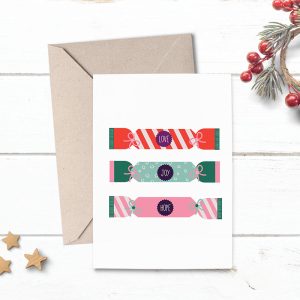 Love, Joy & Hope Christmas Cracker Card