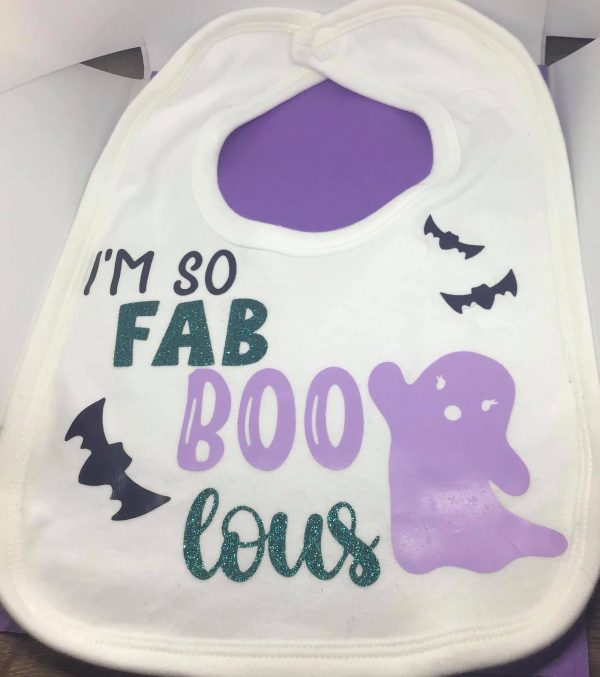 Novelty Halloween Fab Boo lous Bib