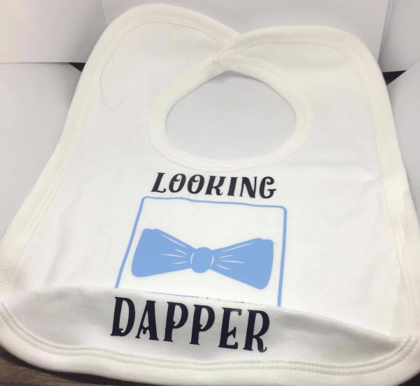 Novelty Looking Dapper with Bow Tie Baby Bib