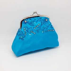 Blue Diamond Clutch Bag