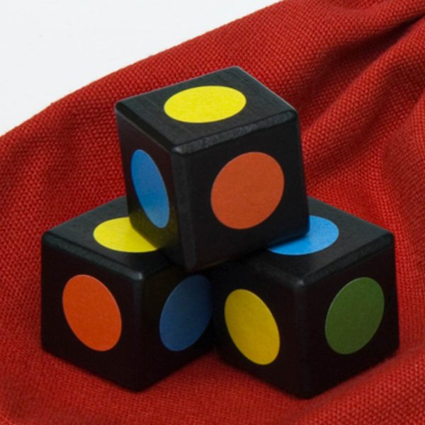 Close up puzzle cryptic dice