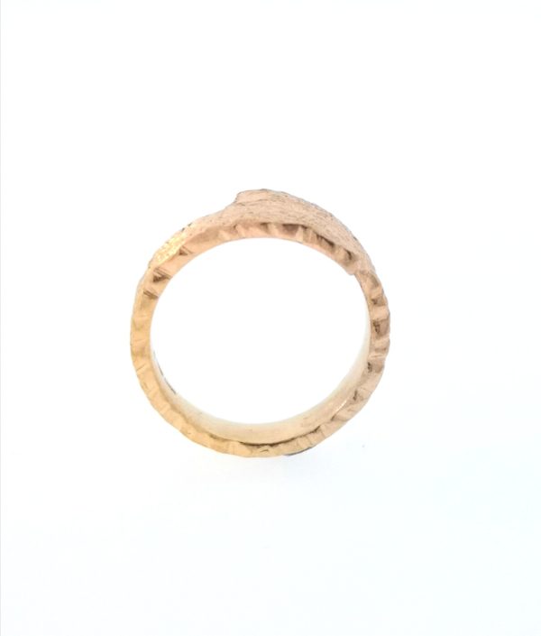 Driftwood Wrap Over Ring - Rose Gold Plated - IMG 20200429 122350