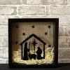 Traditional Nativity Framed Art