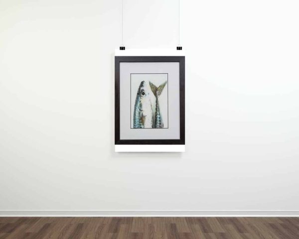 Atlantic Mackerel - Original Framed Painting - Kellyhood.com Am1 ORIGINAL PAINTING 1