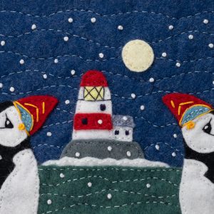 Lighthouse and Puffin Christmas Cards