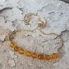 Baltic Honey Amber Slider Bracelet