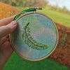 Memorial Embroidered Feather