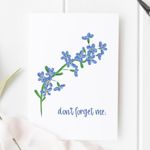Don't Forget Me Card