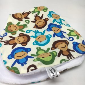 Burp Cloth monkey