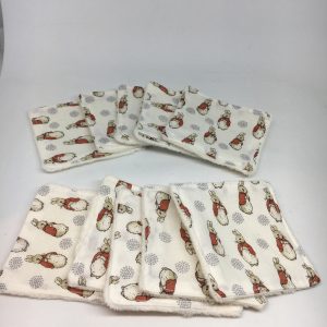 Reusable Wipes Rabbit red