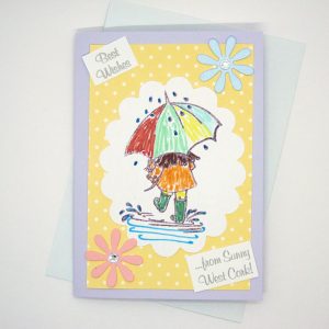 Handmade Best Wishes Card - 635