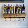 Handmade Wine & Glass Rack