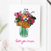 Love You Mum Floral Card