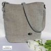 Blue/Grey Fabric Bucket Bag