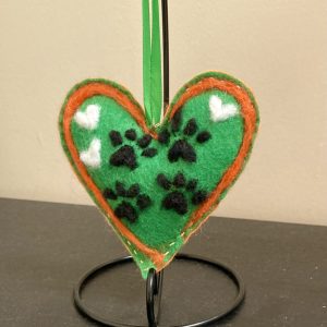 Paws to Love! Needlefelted Felt Hanging Decorations