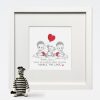 Double the Giggles Nursery Print - Twins boys Double the love 2