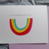 I'm so delighted for you Greeting Card