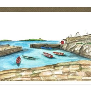 Coliemore Harbour Greeting Card