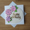 Birthday Card with Flowers