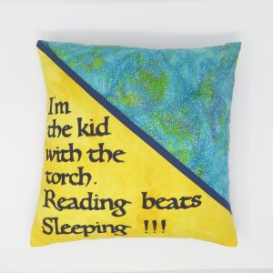 Children's Book Lover Cushion with Pouch