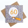 60th Candle Birthday Card