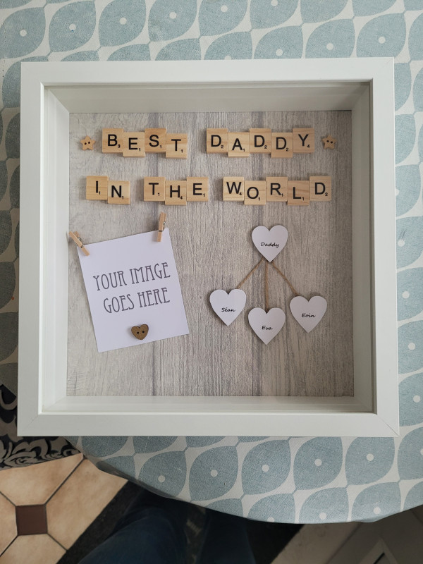 Father's Day Scrabble Frame