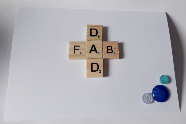 Fathers Day Card Scrabble