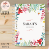 Flowers Personalised Recipe Book