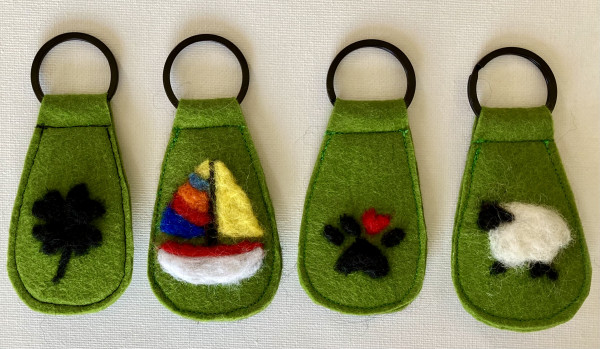 One-of-a-Kind Keyring Collection Green